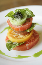 Tomato salad from Tables Restaurant in Denver